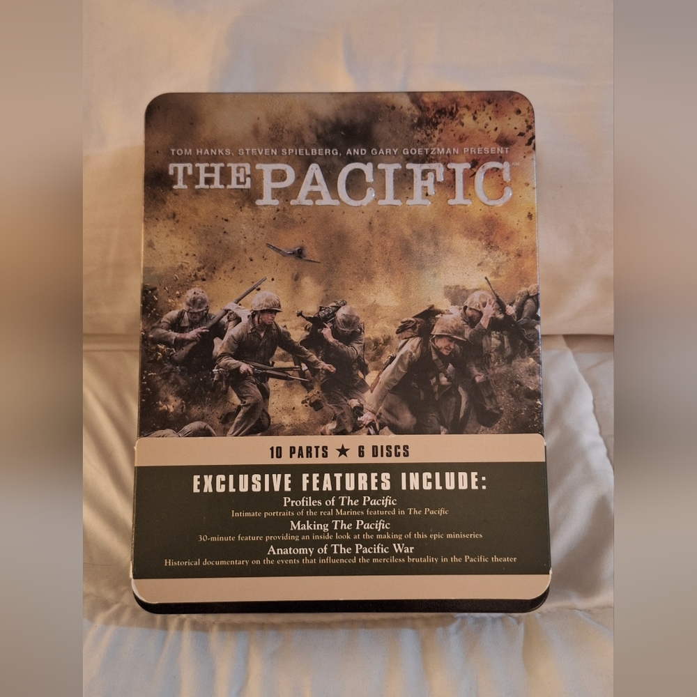 The Pacific -  HBO Series Metal Case 6 Discs DVD Box Set EUC ✨️PRICE FIRM✨️